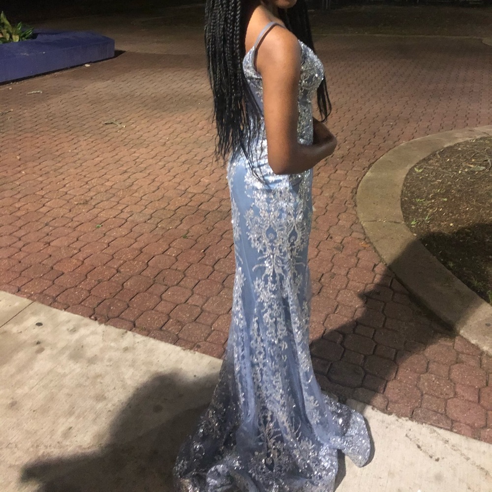 Periwinkle prom dress